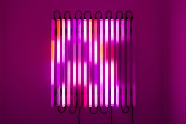 Chasing Rainbows, 2006
LEDs, custom software, electrical hardware
60 x 48 x 4 inches
Edition of 3
SGI443