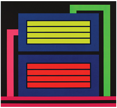 Peter Halley at Le Musée d'Art Moderne DE SAINT-ETIENNE