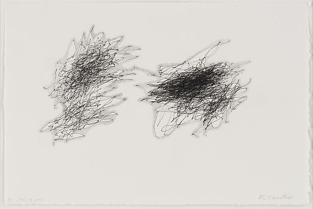 Untitled (Method & Madness A) Jul. 19, 2010), 2010
Ink & graphite on paper
7 1/2 x 11 3/8 inches
GLG1570