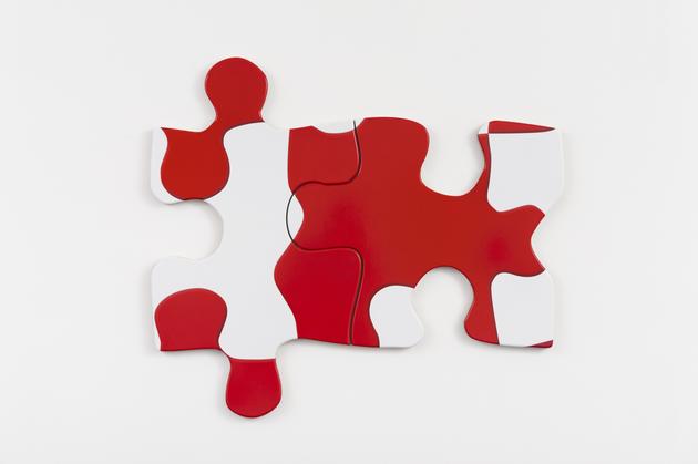 Puzzle Puzzle, 2015
Printed vinyl laminate mounted on MDF, in two parts
34 1/2 x 40 x 1 inches overall
SGI3069