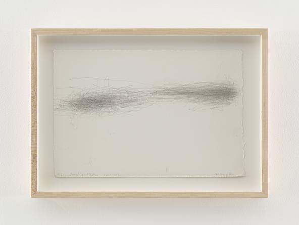 Untitled (Subway Drawing: 4.21.12 Lucy Lippard, Ethan 6:03-Houston), 2012
Graphite on paper
7 1/2 x 11 1/4 inches
SGI2748