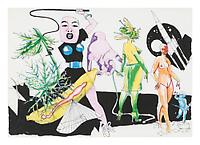 Untitled
1985
indian ink and tempera on kitchenpaper
29,5 x 41,5 cm