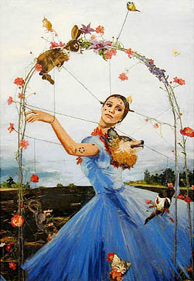 Rosenkind
1998
oil on canvas 
176 x 121  cm