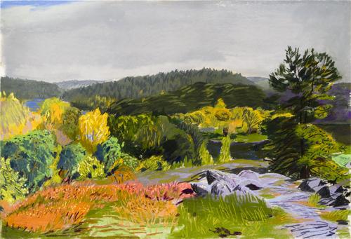 Stäket nr 13
2009
pastel on paper
84 x 115 cm