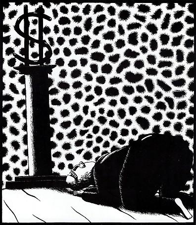 Dollar
1985
scratchboard drawing
32 x 32 cm