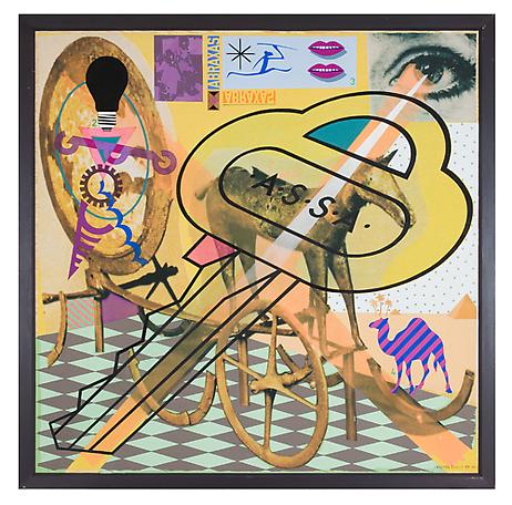 ASSA (ABRAXAS - SAXARBA)
1989 - 1990
gouache, acrylic, spray and collage on canvas fixed on panel
200 x 200 cm