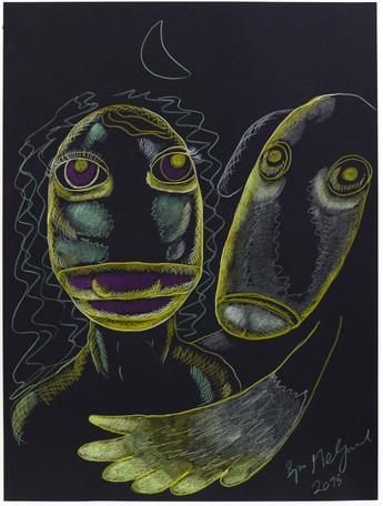 Untitled, 2015
crayon on paper
74 x 59 cm