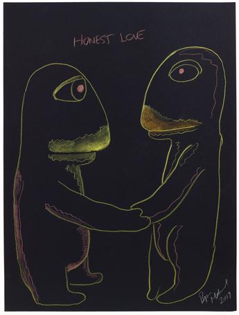 Untitled, 2015
crayon on paper
74 x 59 cm