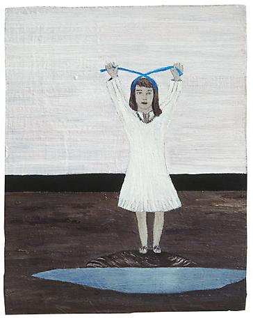 Hårband 
1989
oil on panel
18 x 14 cm