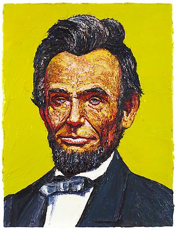 Lincoln, 1863
2009
oil on board
101.5 x 76 cm
