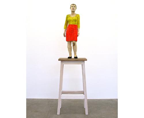 Woman (yellow/orange)
2003
painted poplar wood
h: 242 cm