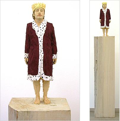 King
2003
painted wawa wood
h. 170 cm