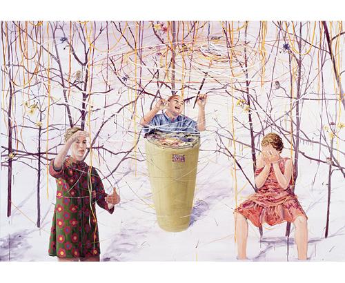 Galningarna
2005
oil on canvas
210 x 300 cm