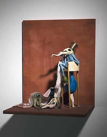 Bosch helvete
2006 
mixed media
50 x 45 x 35 cm