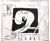 Dåm vettlösa
2004
mixed media on canvas
65 x 76 cm