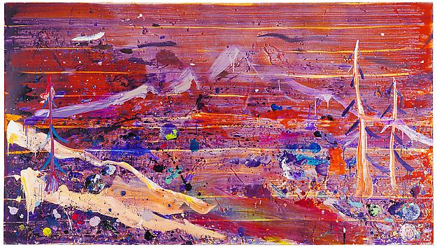 The cure 
2012
acrylic on canvas
200 x 350 cm
