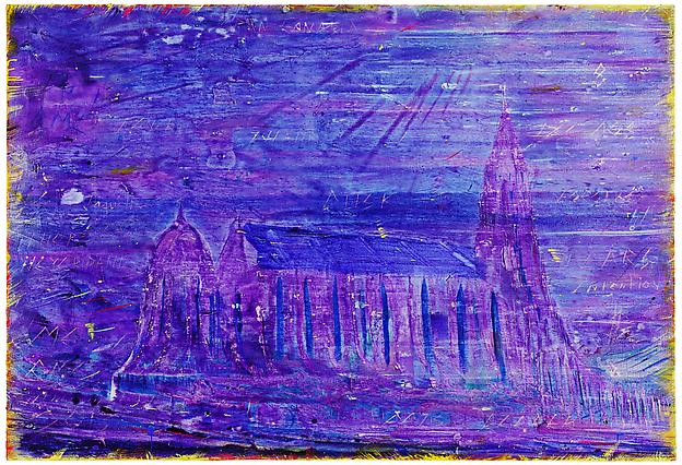 Hallgrimskirkja 
2012
acrylic on canvas
150 x 219 cm