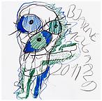 Bjarne Melgaard
Untitled
2011
pen and colour pen on paper
41 x 41 cm