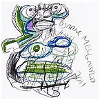 Bjarne Melgaard
Untitled
2011
pen and colour pen on paper
41 x 41 cm