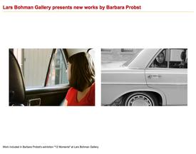 Art daily about Barbara Probsts exhibition 12 Moments