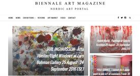 Biennale Art Magazine about Jarl Ingvarsson