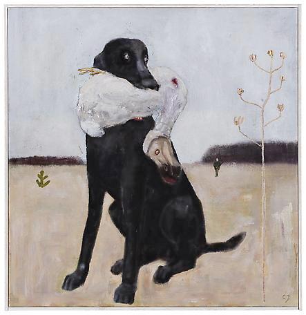 "Tallyho, tallyho, den sista dronten är skjuten, tallyho!" 
2013
74 x 72 cm
oil on canvas