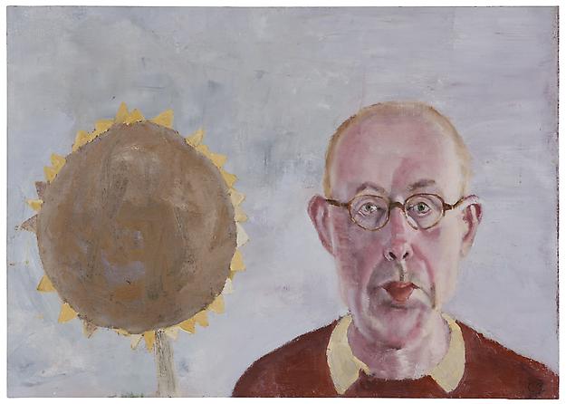 Järn och magnesium. Jag och en gammal solros, en solros och ett gammalt jag.
2013
oil on panel
49 x 69 cm