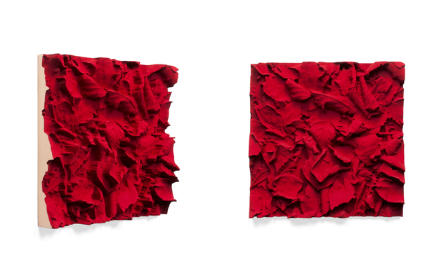 Carmin Ground, 2015/2016
pigmented polyvinyl, polyurethane
50 x 50 cm