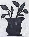 Black Flower Redux #8
2011
gesso, Flashe and paper collage on paper
148 x 118 cm