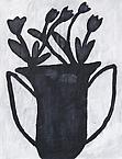 Black Flower Redux #4
2011
Gesso, Flashe and paper collage on paper
183 x 122 cm