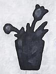Black Flower Redux #3
2011
Gesso, Flashe and paper collage on paper 
148 x 118 cm