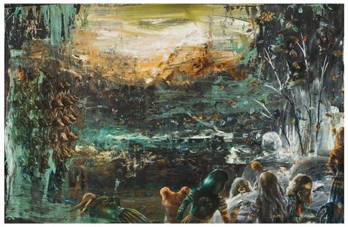 Ion
2012
mixed media on canvas
234 x 304 cm