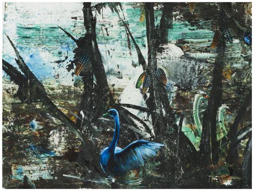 Leda med vänner
2012
mixed media on canvas
234 x 304 cm