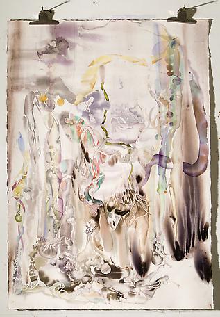 Uh -Oom
watercolor on paper
2009
185 x 150 cm