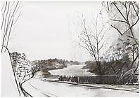 Gunnar Larsson
Kilsviken
2011
charcoal and crayon on paper
150 x 216 cm