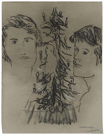 Hans Wigert
Julgransplundring
2011
charcoal on paper
81 x 67 cm