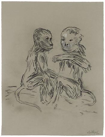 Hans Wigert
Vi två
2006
charcoal on paper
81 x 67 cm