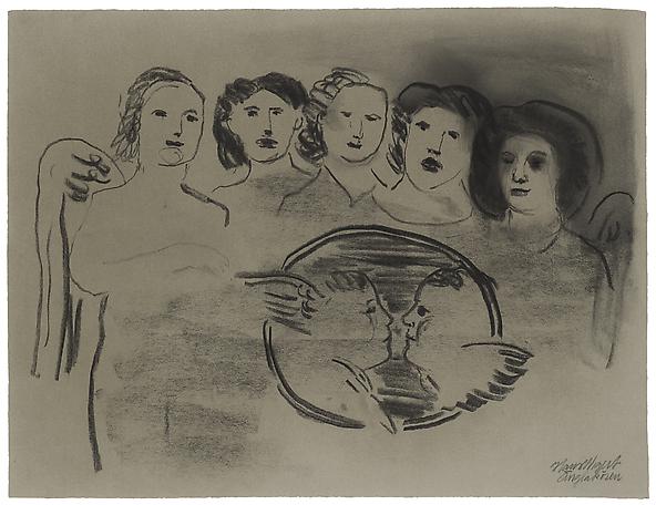 Hans Wigert
Änglakören
charcoal on paper
67 x 81 cm