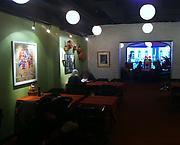Installation view from restaurant Cassi, Stockholm