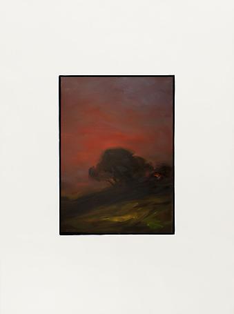 Some trees on June 11
2013 
oil on canvas in artist ́s frame
140 x 104 cm