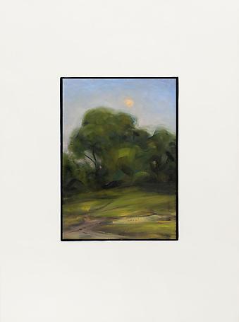 Some trees on June 26
2013 
oil on canvas in artist ́s frame
151 x 116 cm