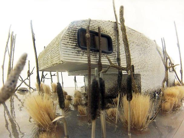 Oak Glen RV Park 
2013
Mixed Media
25 x 47 x77 cm