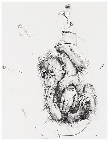 Linn Fernström
Armen
2012
charcoal and crayon on paper
83 x 67 cm