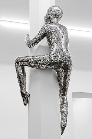 Stilla rörelse/Standing Motion (klättrande/climbing)
2012
stainless steel
162 x 60 x 60 cm