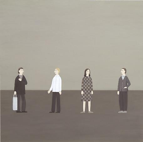 Rutig klänning
2010
oil on panel
48 x 48 cm