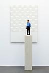 Man with white panel
2010
painted wawa wood