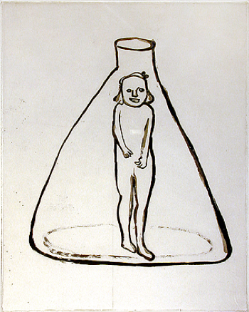 Body/Body suit, 2001
aquatint, 25 x 20 cm
