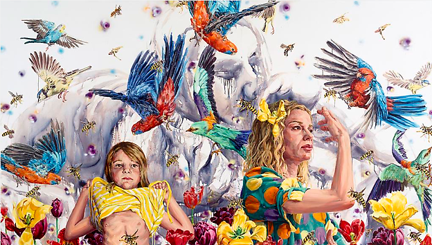 Vid Paret
2014
oil on canvas
170 x 300 cm