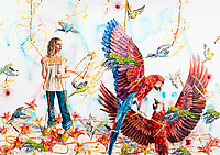 Flygförsök 
2014
oil on canvas
211 x 300 cm