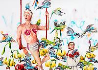 Vandrande kropp-ihop-hållare
2014
oil on canvas
211 x 300 cm